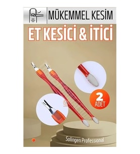 CEYLAN ADAM  Ergonomik Tırnak Et Kesici Et İtici 2 ADET Solingen