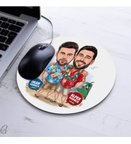 Kişiye Özel Karikatürlü Yakın Dostlar Mousepad