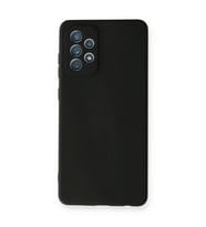 Northcity Samsung Galaxy A72 Kılıf Nano İçi Kadife Silikon - Siyah