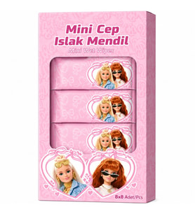 Islak Mini Cep Mendili 8'li