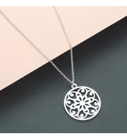 Kişiye Özel 925 Ayar Gümüş Mandala Kolye