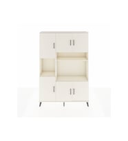 Arges Gardrop 9 Raflı 6 Kapaklı 132x30x195 Aytaşı-Aytaşı