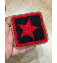 7X7 CM PANÇ DOKUMA YILDIZLI ARMA YAMA DİKİŞ AKSESUARI APLİKE