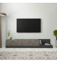 Majör Tv Sehpası Gordion Mermer/Antrasit