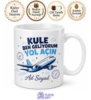 Havacı Jargonu Yazılı Komik Kupa Bardak Pilot Hediye Özel Tasarım Baskılı