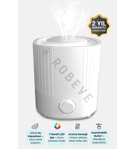 2.5L Ultrasonik Hava Nemlendirici Buhar Makinesi Oda Difüzörü