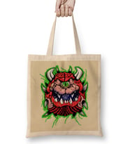 Doom Cacodemon Front and Back Tee A Bez Çanta Uzun Saplı