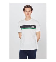 Lee Logo Beyaz Erkek T-Shirt L211918102