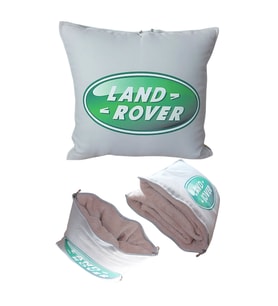 Land Rover Baskılı Battaniyeli Opsiyonel Yastık