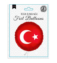 18" Folyo Balon - Türk Bayrağı