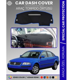 VOLKSWAGEN PASSAT B5 (1996-2005) Torpido Örtüsü Ön Göğüs Koruma Torpido Koruma Tam Uyum UV Koruma