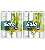 Solo Ultra Kağıt Havlu 32 Li Paket Rulo Organik Bambu ve Pamuk Özlü (Dev Ekonomik Pk) (2PK*16)