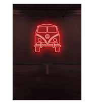 Minibüs Figürlü Neon Tabela