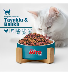 Mito Mix Adult Tavuklu ve Balıklı Yetişkin Kedi Maması 3 Kg Açık Mama