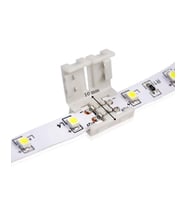 10 mm Tek Renk Şerit Led Birleştirme Aparatı Lehimsiz 2 Pin 10 Adet