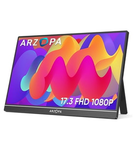 ARZOPA A1M 17.3 inç 60Hz Full HD IPS Type-C Taşınabilir Monitör