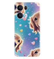 Oppo Reno 13 Pro Kılıf Boutique Baskılı Resimli Kalp ve Köpek Pcode -034