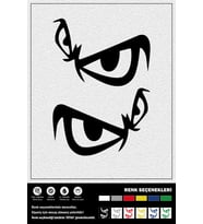 GÖZ STICKER 12 x 17 cm ERU00116