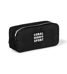 CORAL HIGH 22261 SPORT SİYAH İKİ BÖLMELİ KALEM ÇANTASI
