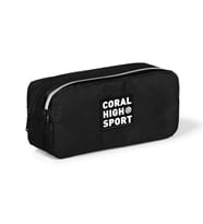CORAL HIGH 22261 SPORT SİYAH İKİ BÖLMELİ KALEM ÇANTASI