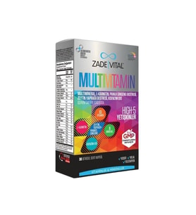 Multivitamin, Multimineral Ve Bitkisel Ekstreler İçeren Takviye Edici Gıda 30 Bitkisel Sert Kapsül