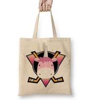 Unicorn Mighty Ducks Logo Mix Bez Çanta Uzun Saplı