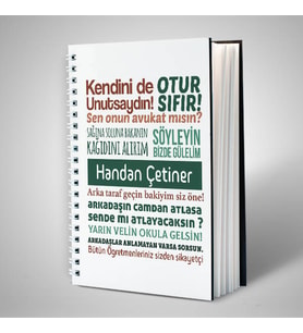 Öğretmenimin Klasik Sözleri Defter