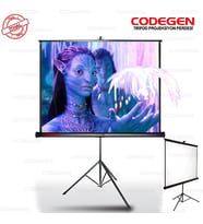 CODEGEN TX18 180x180 Ayaklı Projeksiyon Perdesi
