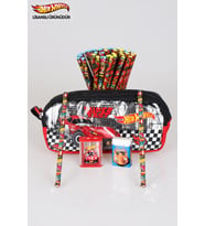 YENİ SEZON LİSANSLI HOT WHEELS KALEM ÇANTASI,2 ADET KURŞUN KALEM,SİLGİ VE ÇİFT BIÇAKLI KALEMTRAŞ KIRTASİYE SETİ