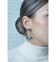 Kadir Jewellery 22 Ayar Altın Kaplama Vintage Küpe -El İşçiliği Ve Hipoalerjenik Küpe (Renksiz)