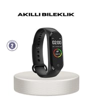 Mey İthalat® Akıllı Bileklik 0.96 İnç Ekran Atışlı Basınçlı Ip67 Suya Dayanıklı