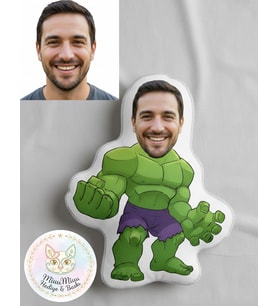 Kişiye Özel Süper Kahraman Şekilli Maskot Yastık 2