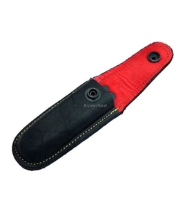 Hakiki Deri Çakı Kılıfı No:2 - 12 Cm, Kemerlikli