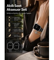 Günlük Kullanıma Uygun Akıllı Saat Aksesuar Paketi Yeni Nesil