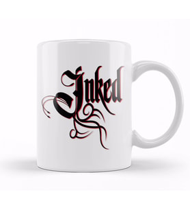 Inked Tattooed Tattoo Lovers & Tattoo Artists Kupa Bardak Porselen