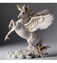 Dekoratif Pegasus At Biblo – Wise Veronese Poliresin Mitolojik At Figürü 28 cm
