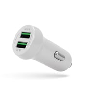 MF Product MFB102 2 USB Çıkışlı 12W Akım Korumalı Araç Çakmak Şarj Cihazı Beyaz
