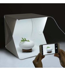 Ürün Çekim Çadırı Mini Fon Fotoğraf Stüdyosu Ledli Işık Perdesi