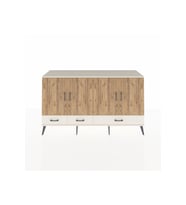 Kronos Konsol 6 Raflı 3 Çekmeceli 4 Kapaklı 176x59x99 Aytaşı-Çam/Aytaşı