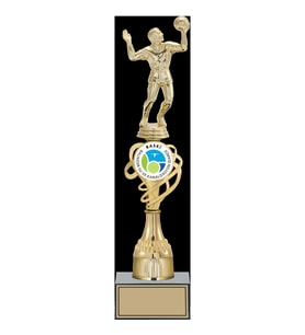 ODAK KUPA - Figürlü Kupalar - Voleybol Erkek Figürlü Kupalar FG-033 C - 38 cm
