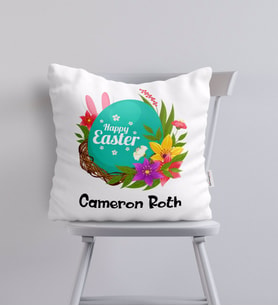 BK Gift Kişiye Özel İsimli Paskalya Bayramı Yastık-9