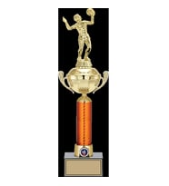 ODAK KUPA - Figürlü Kupalar - Voleybol Kadın Figürlü Kupalar FG-056 A - 46 cm