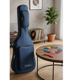 Midex CS-89BL Özel Tasarım Softcase Klasik Gitar Çantası Gigbag Kılıf (101 cm)