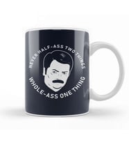 Parks And Rec Lesson of the Swanson Kupa Bardak Porselen
