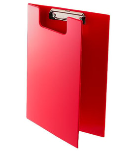 Kraf A4 Suni Deri Sekreterlik Kapaklı Kırmızı 1045