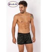 DoReMi Kamuflaj Erkek Boxer (HAKI-SIYAH)