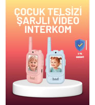 Ekranlı Walkie Talkie Oyuncağı Ses Ve Görüntü Destekli