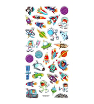 Sticker Kabartmalı Stiker Defter, Planlayıcı Etiket (HL88-041) - 17X9 cm - Astranot Uzay Araçları