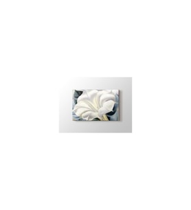 DBSanatevi Georgia Okeeffe - White Trumpet Flower Tablo 50 X 70 Cm