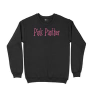 Pembe Panter Siyah Sweatshirt